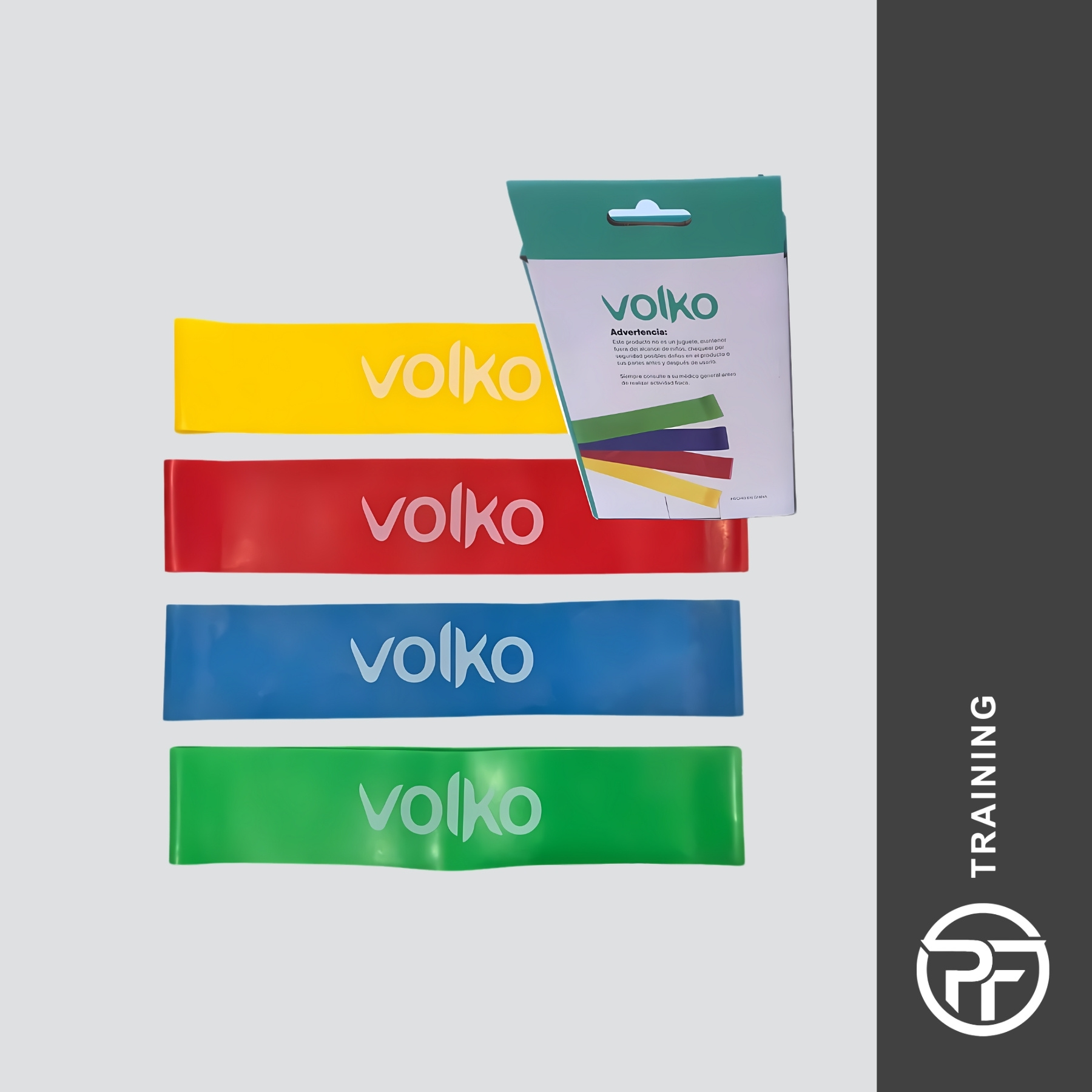 Kit de 4 Bandas circulares latex 50 X 5 cm